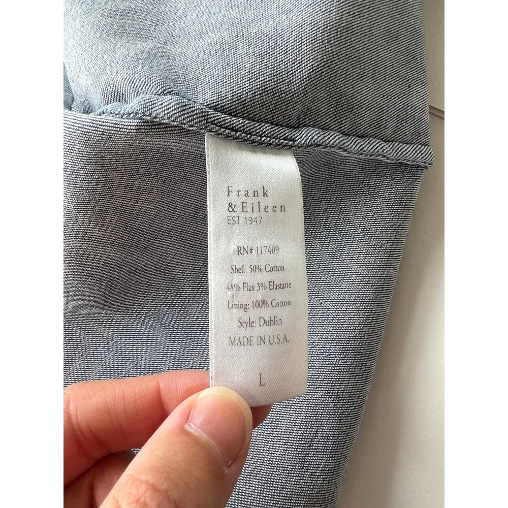 Frank & Eileen Denim Blazer Jacket in Deep Blue - Picture 12 of 14